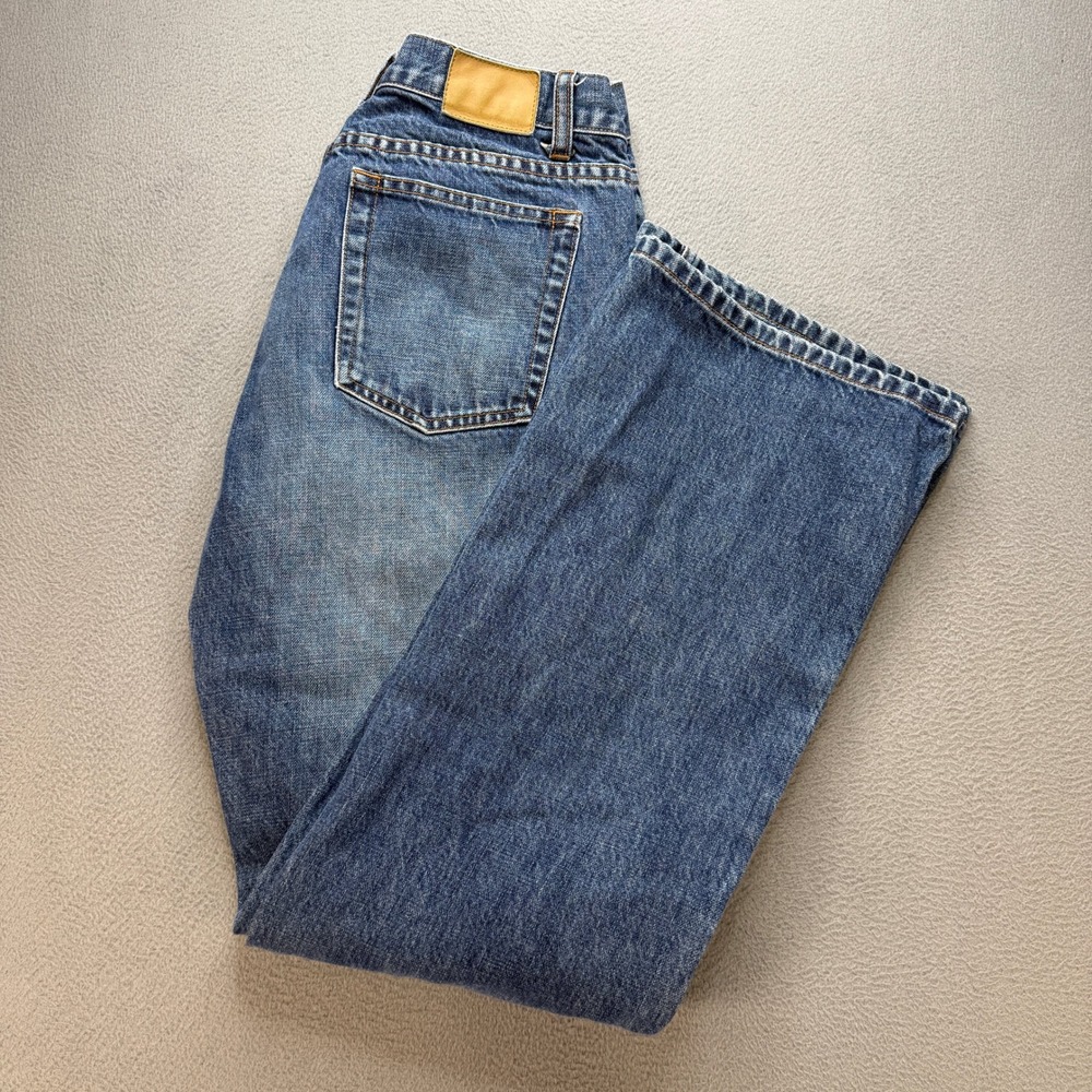 J.Crew Bootcut Jeans Women Size 8 Blue Cotton Faded Denim Classic Casual Y2K